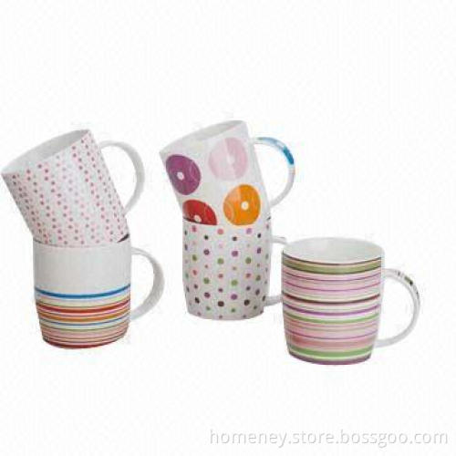 New bone China Promotional Mugs, Customized Designs are Welcome